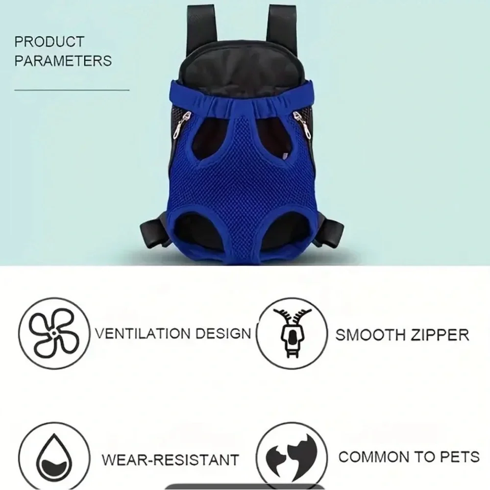Black Pet Carrier Backpack size Small , color Black